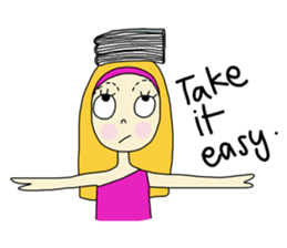 Eve, cheerfully girl sticker #932653