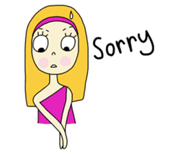 Eve, cheerfully girl sticker #932656