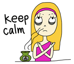 Eve, cheerfully girl sticker #932662