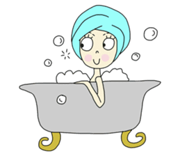 Eve, cheerfully girl sticker #932667