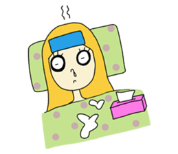 Eve, cheerfully girl sticker #932673