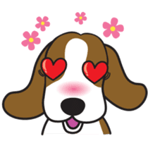 Porjai Beagle Dog sticker #933641
