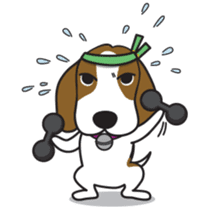 Porjai Beagle Dog sticker #933656