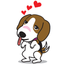 Porjai Beagle Dog sticker #933661