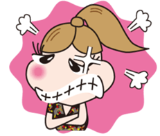 Powerful Lady 120% sticker #933738