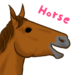 Horses Sticker