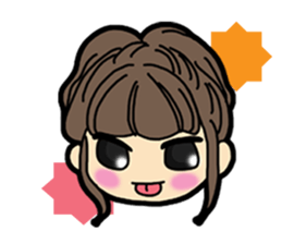 Girls Sticker sticker #934358