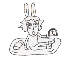 Mrs. USAKO of the cleaning staff sticker #934439