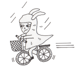 Mrs. USAKO of the cleaning staff sticker #934443