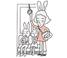 Mrs. USAKO of the cleaning staff sticker #934444