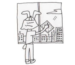 Mrs. USAKO of the cleaning staff sticker #934466