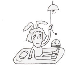 Mrs. USAKO of the cleaning staff sticker #934473