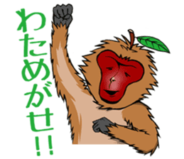 Japanese Macaque!? sticker #934708