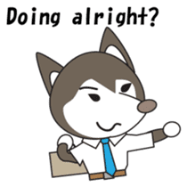 Husky manager English version sticker #934959