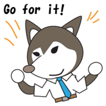 Husky manager English version sticker #934960