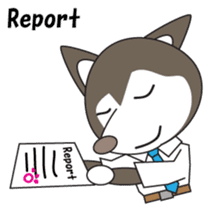 Husky manager English version sticker #934963