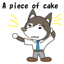 Husky manager English version sticker #934964
