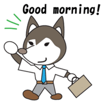 Husky manager English version sticker #934967