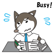 Husky manager English version sticker #934969