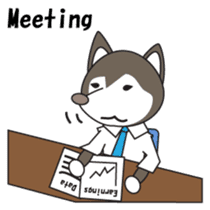 Husky manager English version sticker #934971