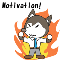 Husky manager English version sticker #934973
