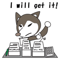 Husky manager English version sticker #934974