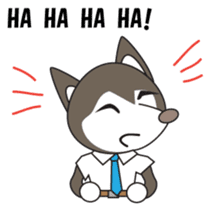 Husky manager English version sticker #934982