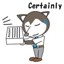 Husky manager English version sticker #934983