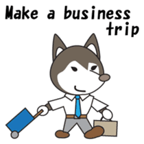 Husky manager English version sticker #934984