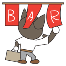 Husky manager English version sticker #934986