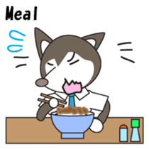 Husky manager English version sticker #934988