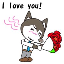 Husky manager English version sticker #934991