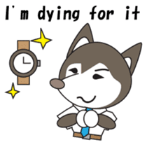 Husky manager English version sticker #934994