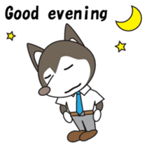 Husky manager English version sticker #934997