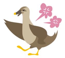 Japanese wild birds sticker #935108