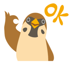 Japanese wild birds sticker #935112