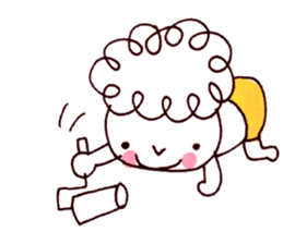 The morning play of the angel 001 sticker #935473