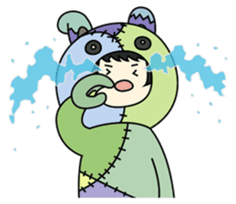 ZooKurumi Rabbit zombie sticker #935722