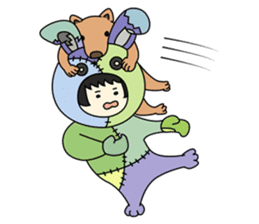 ZooKurumi Rabbit zombie sticker #935733