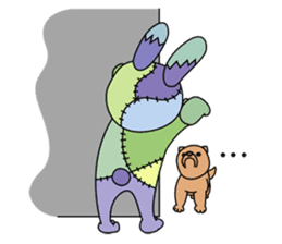 ZooKurumi Rabbit zombie sticker #935737