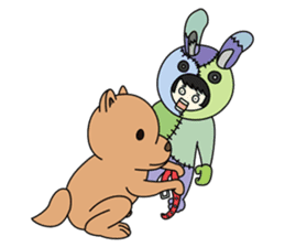 ZooKurumi Rabbit zombie sticker #935749