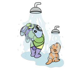 ZooKurumi Rabbit zombie sticker #935757