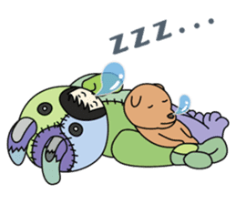 ZooKurumi Rabbit zombie sticker #935758