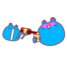 kaeru kun character & HAPPY LIFE sticker #936085