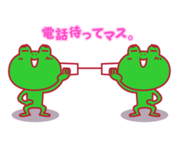 kaeru kun character & HAPPY LIFE sticker #936095