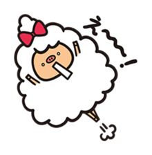 Daily life of the sheep sticker #936483