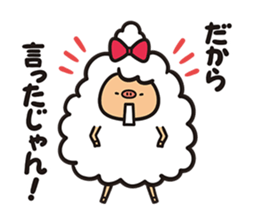 Daily life of the sheep sticker #936488
