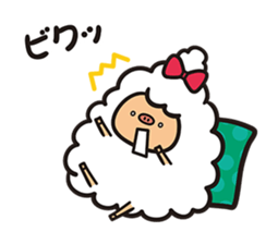 Daily life of the sheep sticker #936499