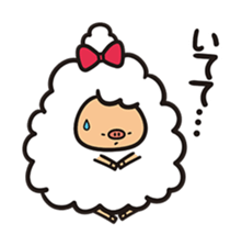 Daily life of the sheep sticker #936508