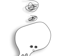 White Monster.2 sticker #936819